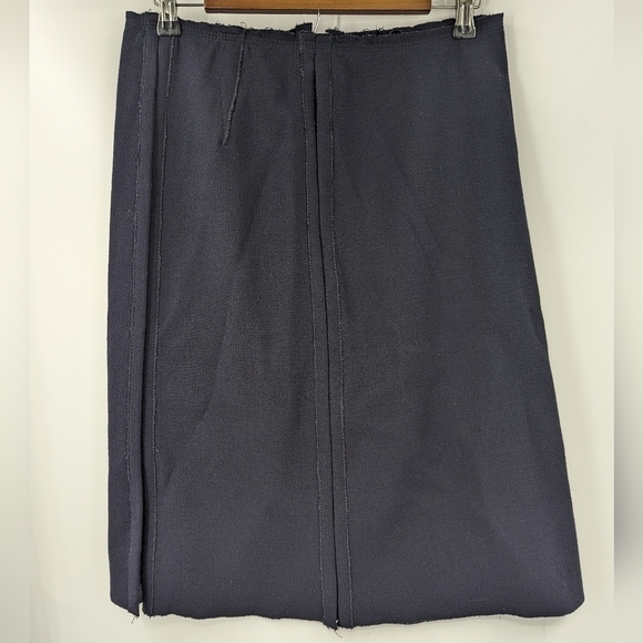 PRADA Aline Raw Hem Skirt - Picture 1 of 8
